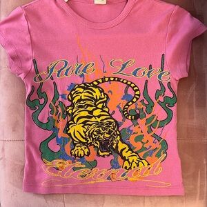 Urban outfitters trendy crop t-shirt